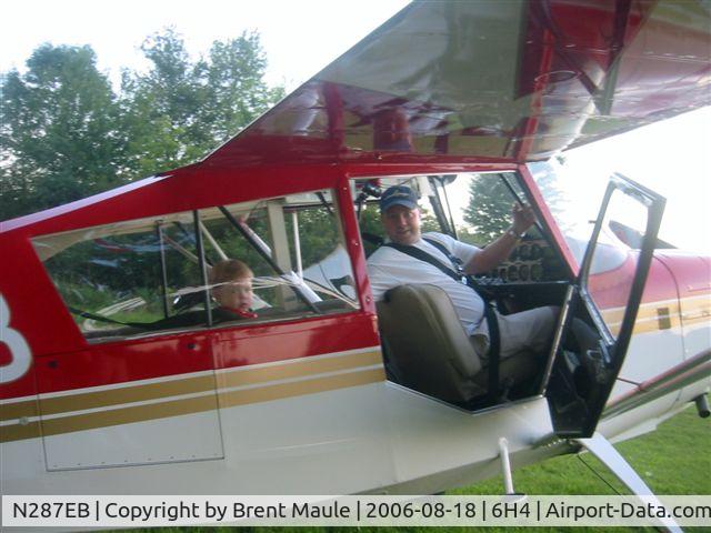 N287EB, 1978 Bellanca 7ECA Citabria C/N 1265-78, Zach and Dad in Citabria