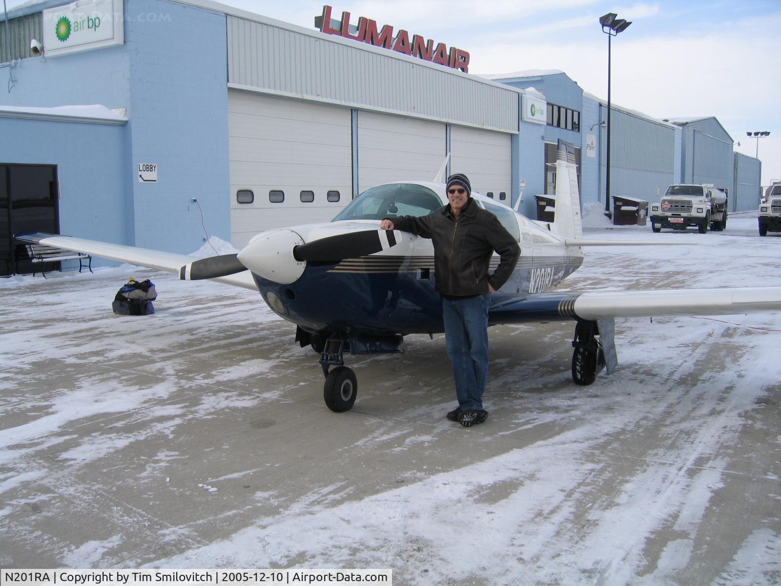 N201RA, 1982 Mooney M20J 201 C/N 24-1319, I took delivery in Chicago