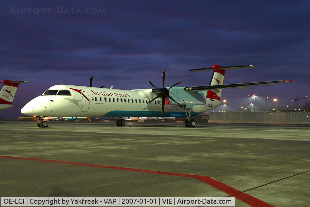 OE-LGI, 2004 De Havilland Canada DHC-8-402Q Dash 8 C/N 4100, Austrian Arrows Dash 8-400