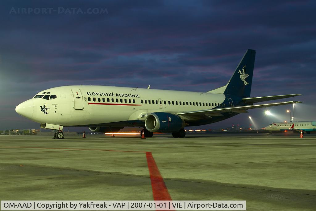 OM-AAD, 1987 Boeing 737-33A C/N 23636, Slovak Airlines Boeing 737-300