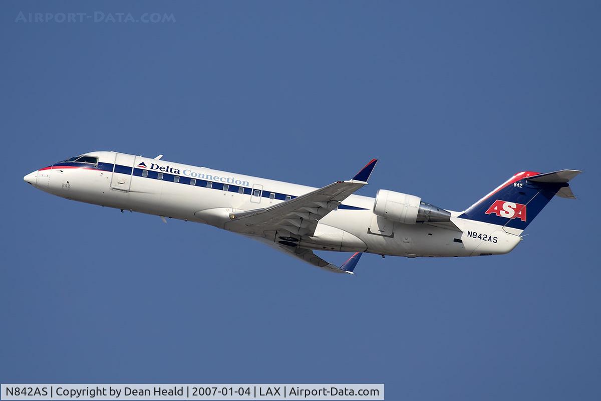 N842AS, 1999 Bombardier CRJ-200ER (CL-600-2B19) C/N 7304, Delta Connection (Atlantic Southeast Airlines) 