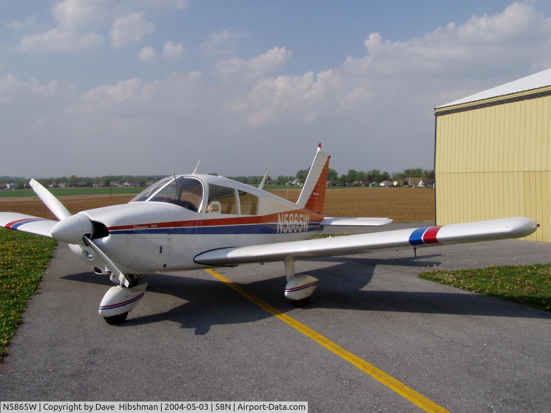 N5865W, 1965 Piper PA-28-150 Cherokee C/N 28-2398, Piper N5865W