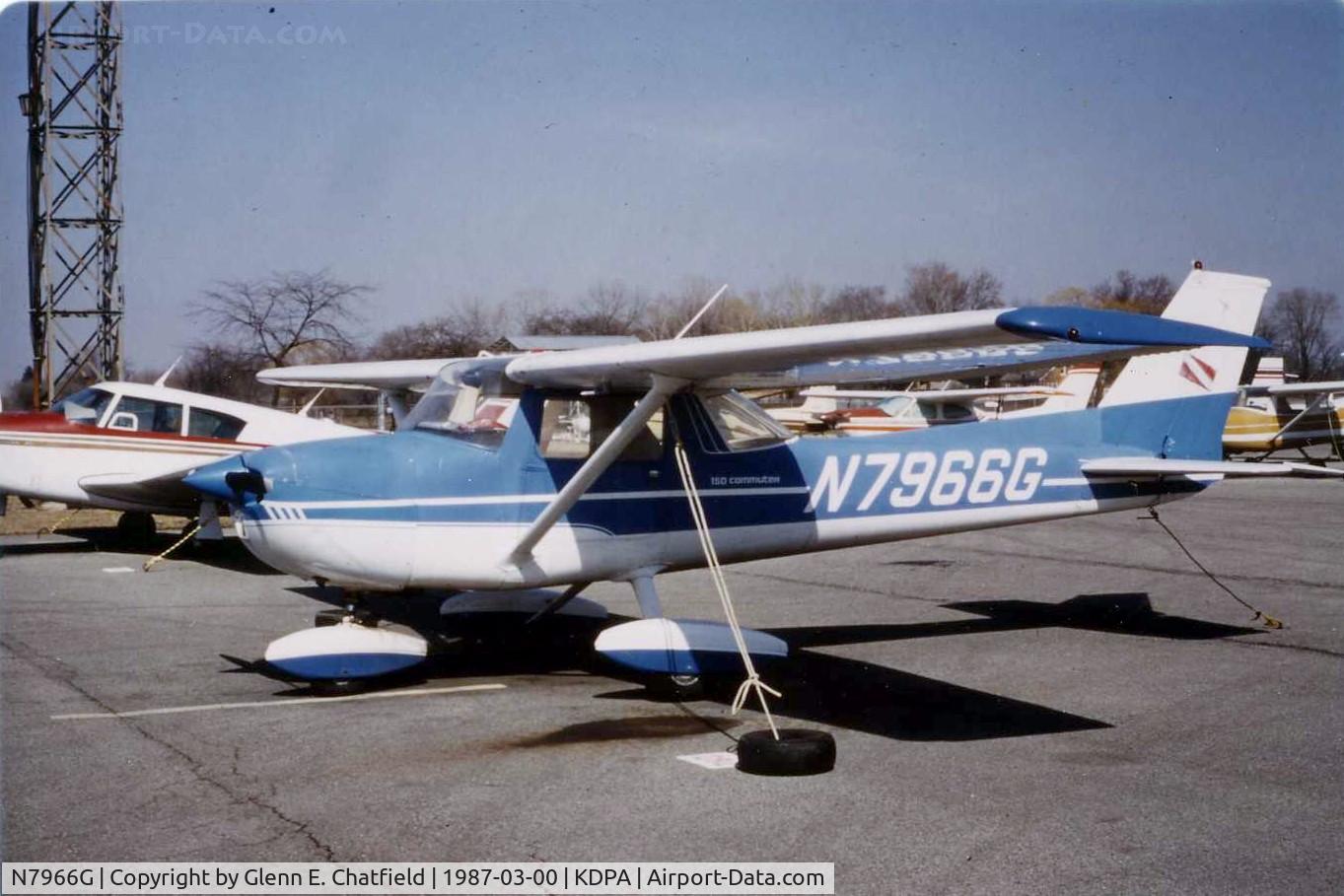 N7966G, 1973 Cessna 150L C/N 15074745, Photo taken for aircraft recognition training