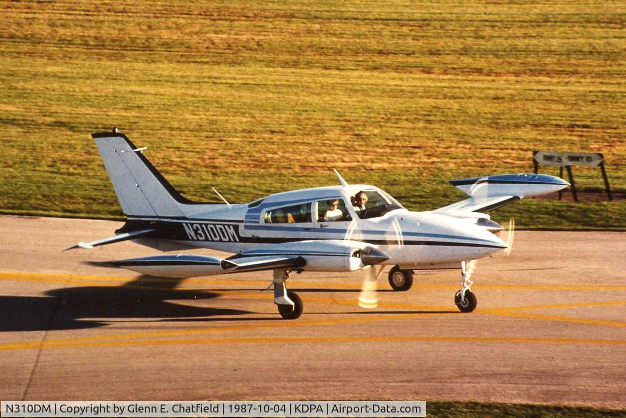 N310DM, 1976 Cessna 310R C/N 310R0641, Photo taken for aircraft recognition training