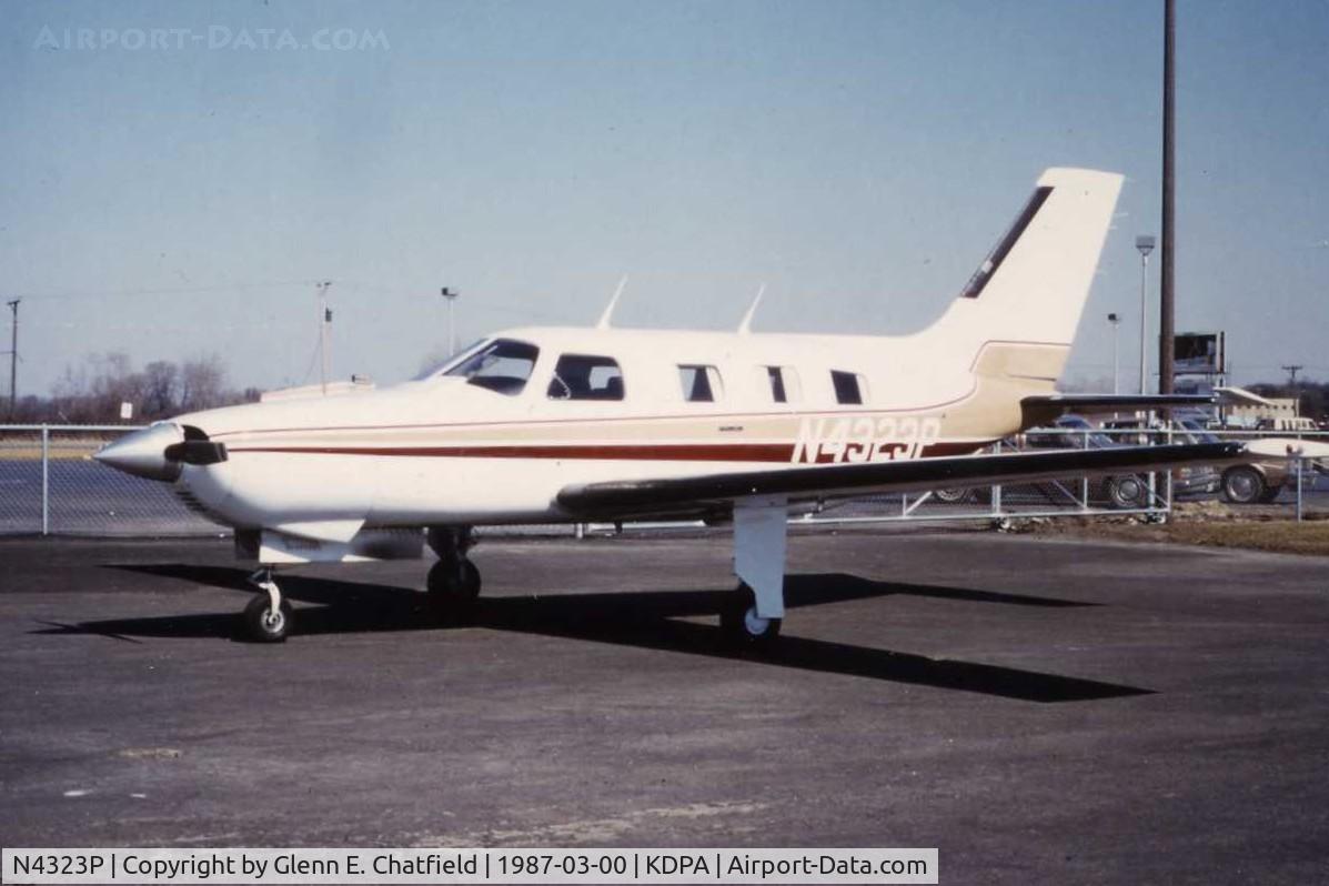N4323P, 1983 Piper PA-46-310P Malibu C/N 46-8408013, Photo taken for aircraft recognition training