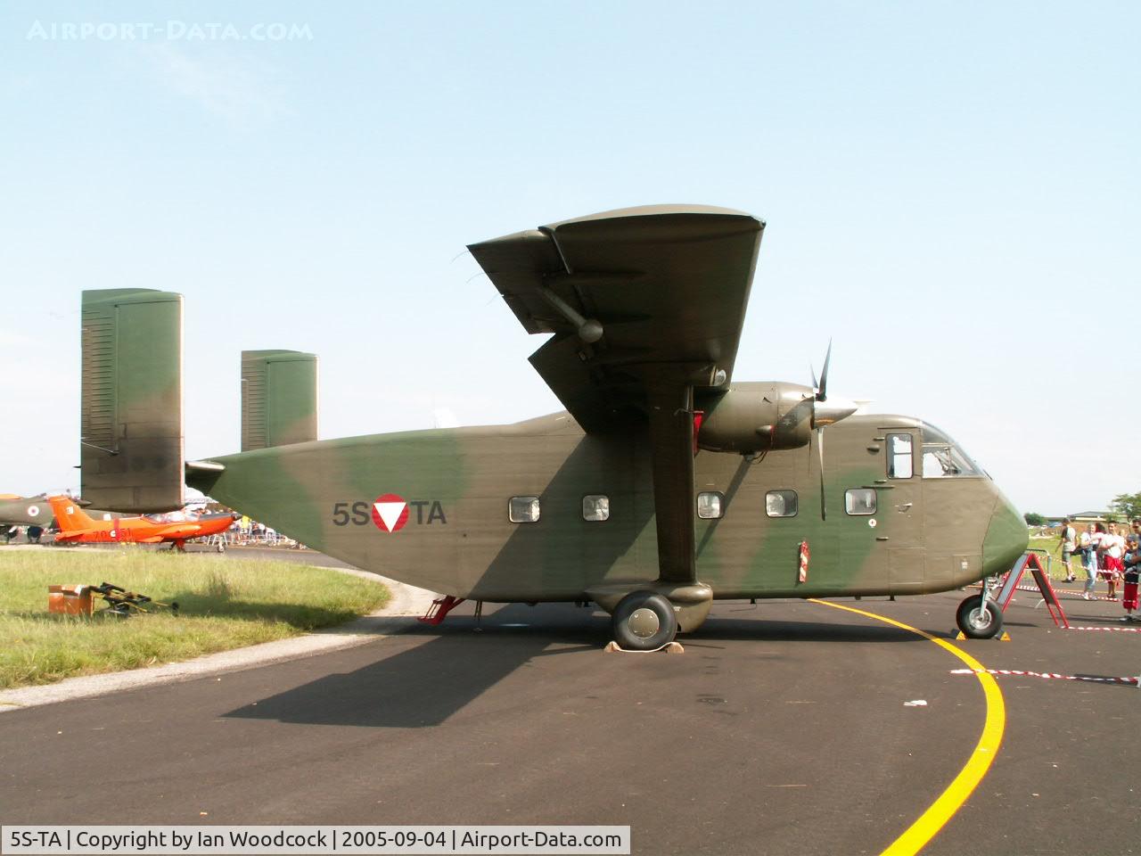 5S-TA, Short SC-7 Skyvan 3M-400 C/N SH.1855, Short Skyvan/Austrian Air Force/Rivolto Italy