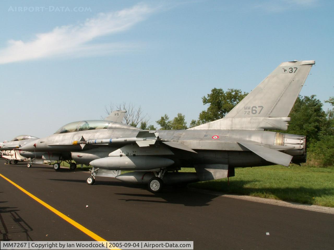 MM7267, 1978 General Dynamics F-16B/ADF Fighting Falcon C/N 62-17/M23-2, F-16B/Italian Air Force/Rivolto Italy