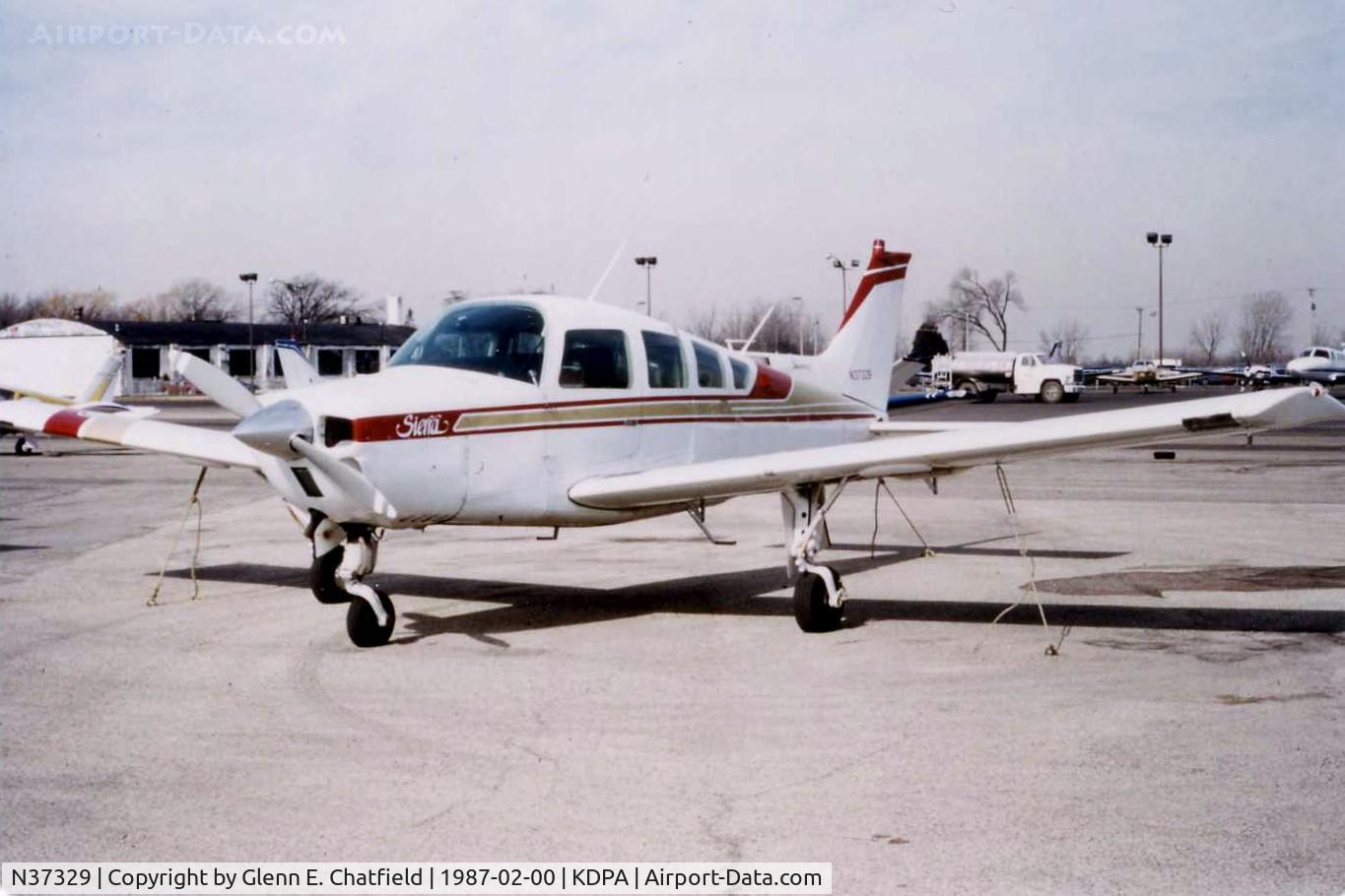 N37329, Beech C24R C/N MC738, Photo taken for aircraft recognition training