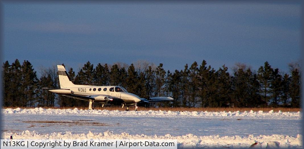 N13KG, Cessna 340A C/N 340A-0215, Y19 - Mandan ND - January 2007