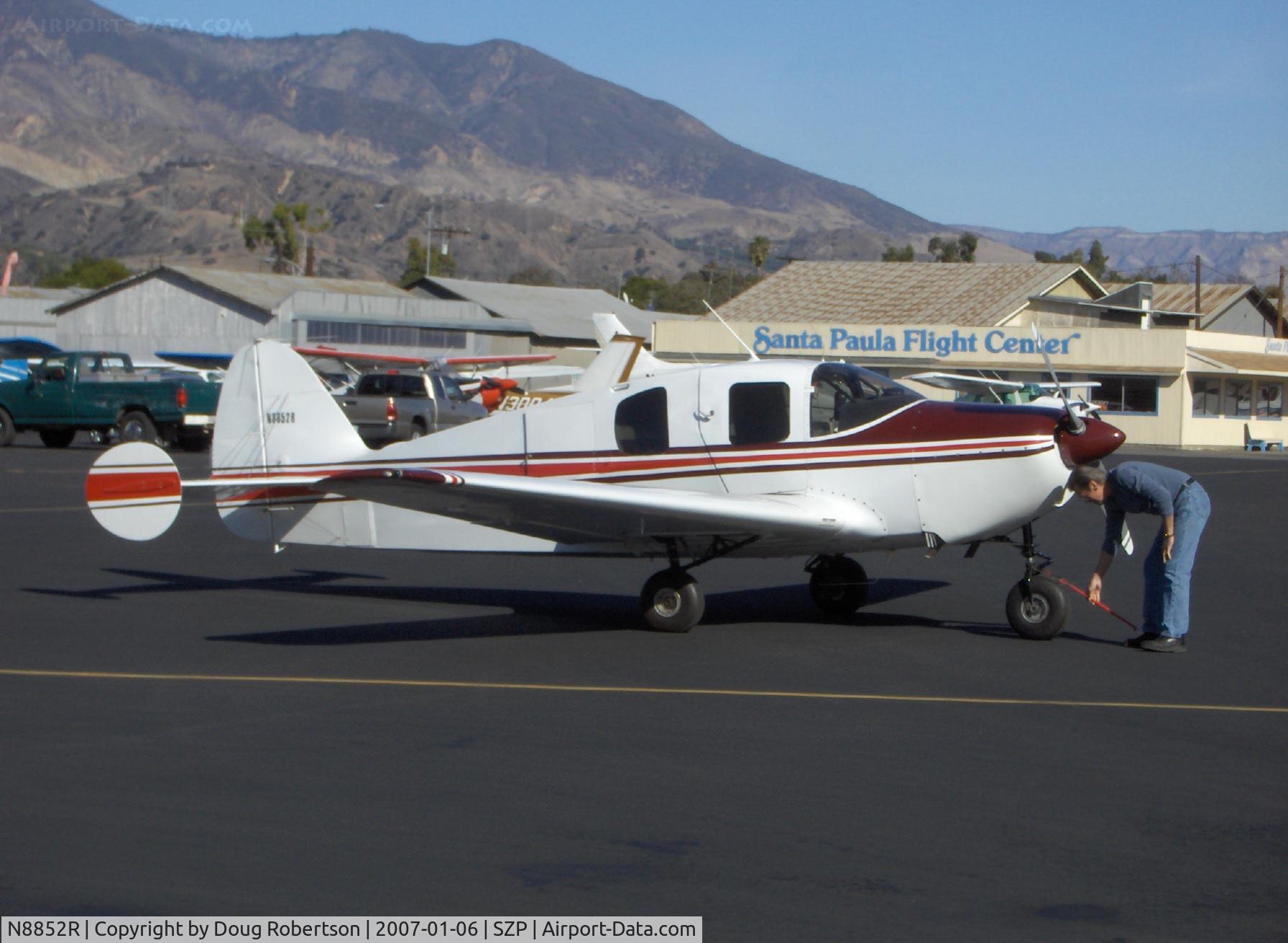 N8852R, 1960 Bellanca 14-19-3 Cruisair Senior C/N 4211, 1960 Downer Bellanca 260 Model 14-19-3 CRUISEMASTER, Continental IO-470-F 260 Hp