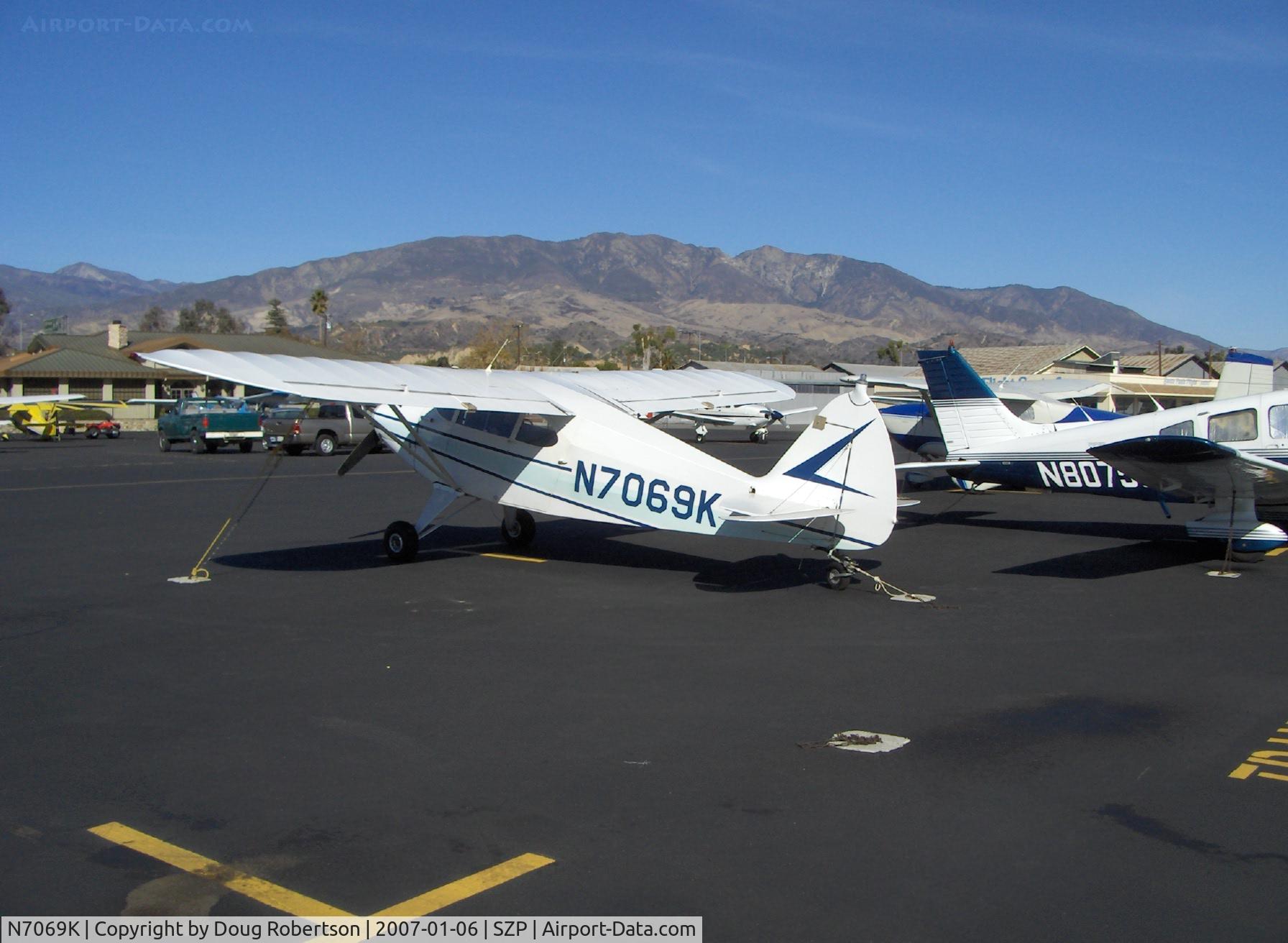 N7069K, 1950 Piper PA-20 Pacer C/N 20-174, 1950 Piper PA-20 PACER, Lycoming O-290-D2 135 Hp