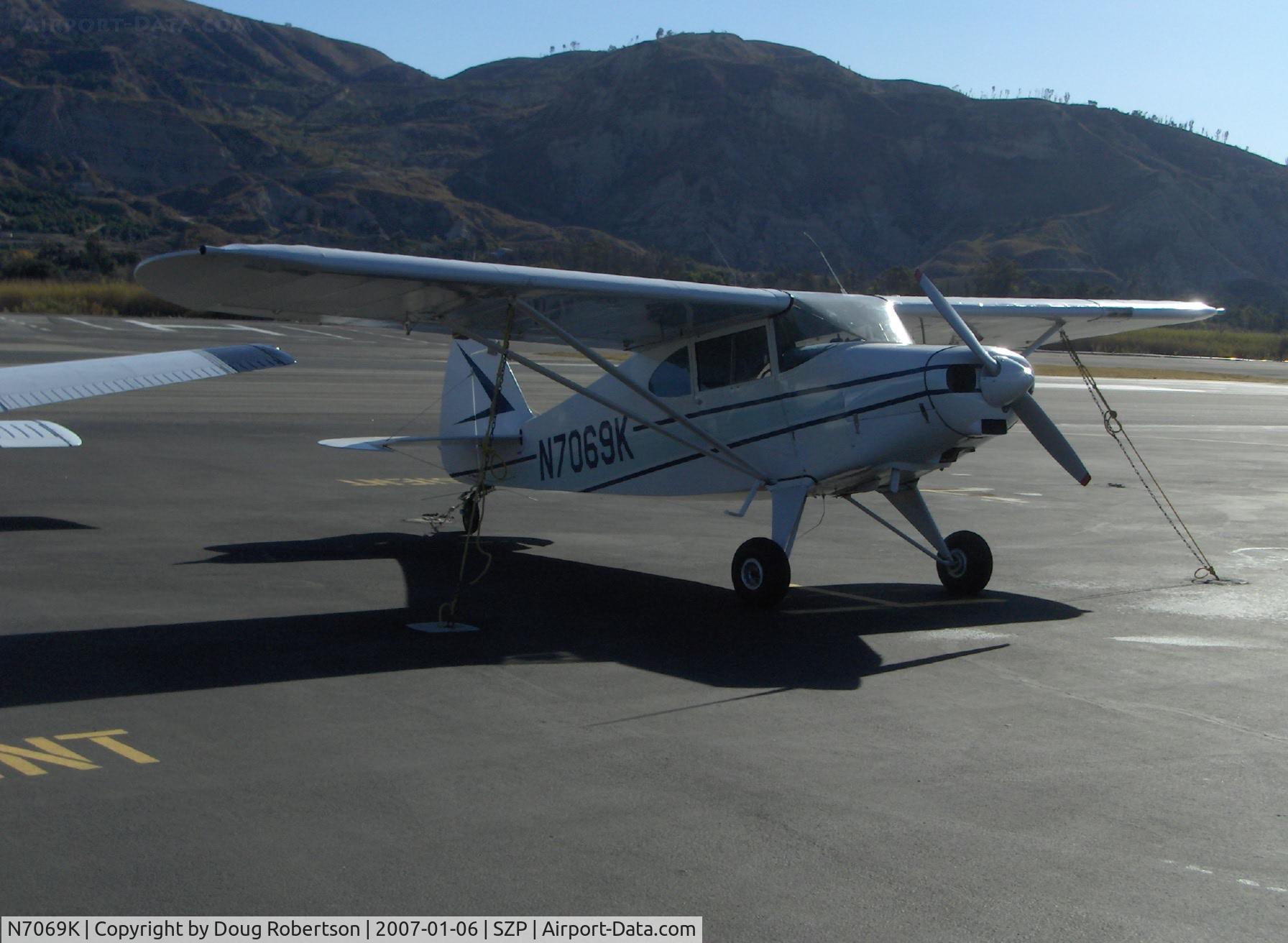 N7069K, 1950 Piper PA-20 Pacer C/N 20-174, 1950 Piper PA-20 PACER, Lycoming O-290-D2 135 Hp