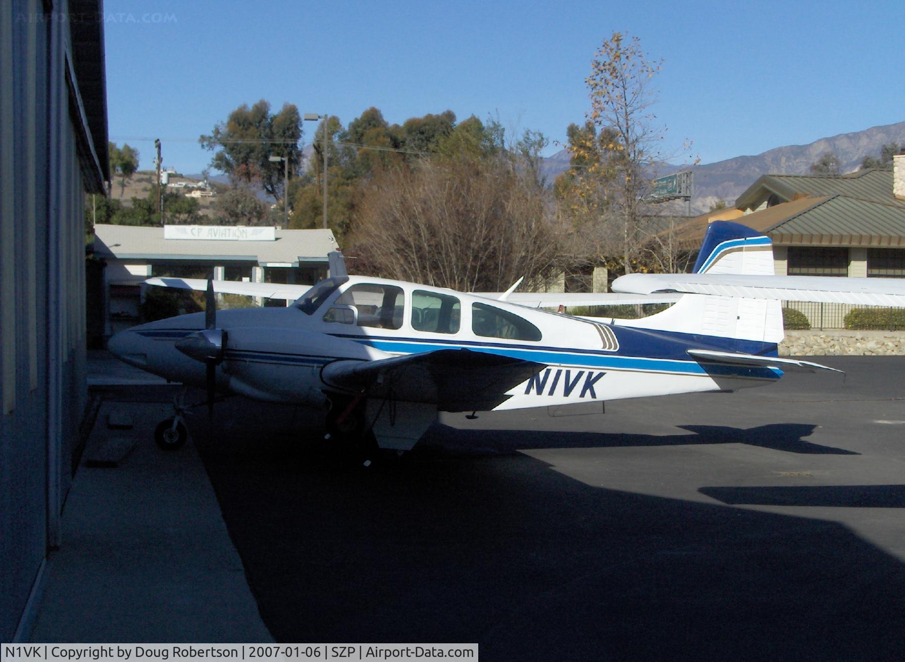 N1VK, 1960 Beech B95 Travel Air C/N TD-403, 1960 Beech B95 TRAVEL AIR, two Lycoming O&VO-360s 180 Hp each