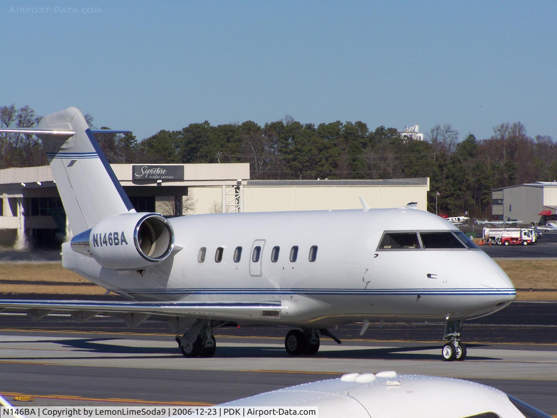 N146BA, 1996 Canadair Challenger 604 (CL-600-2B16) C/N 5327, My Day at PDK.