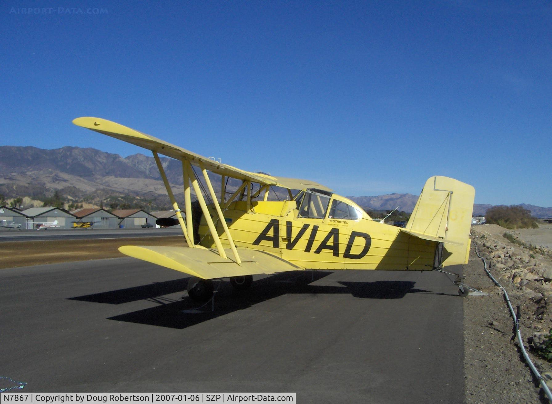 N7867, 1972 Grumman-Schweizer G-164A C/N 999, Grumman-Schweizer G-164 AG-CAT, Pratt & Whitney R-1340 600 Hp, reregistered as N7867