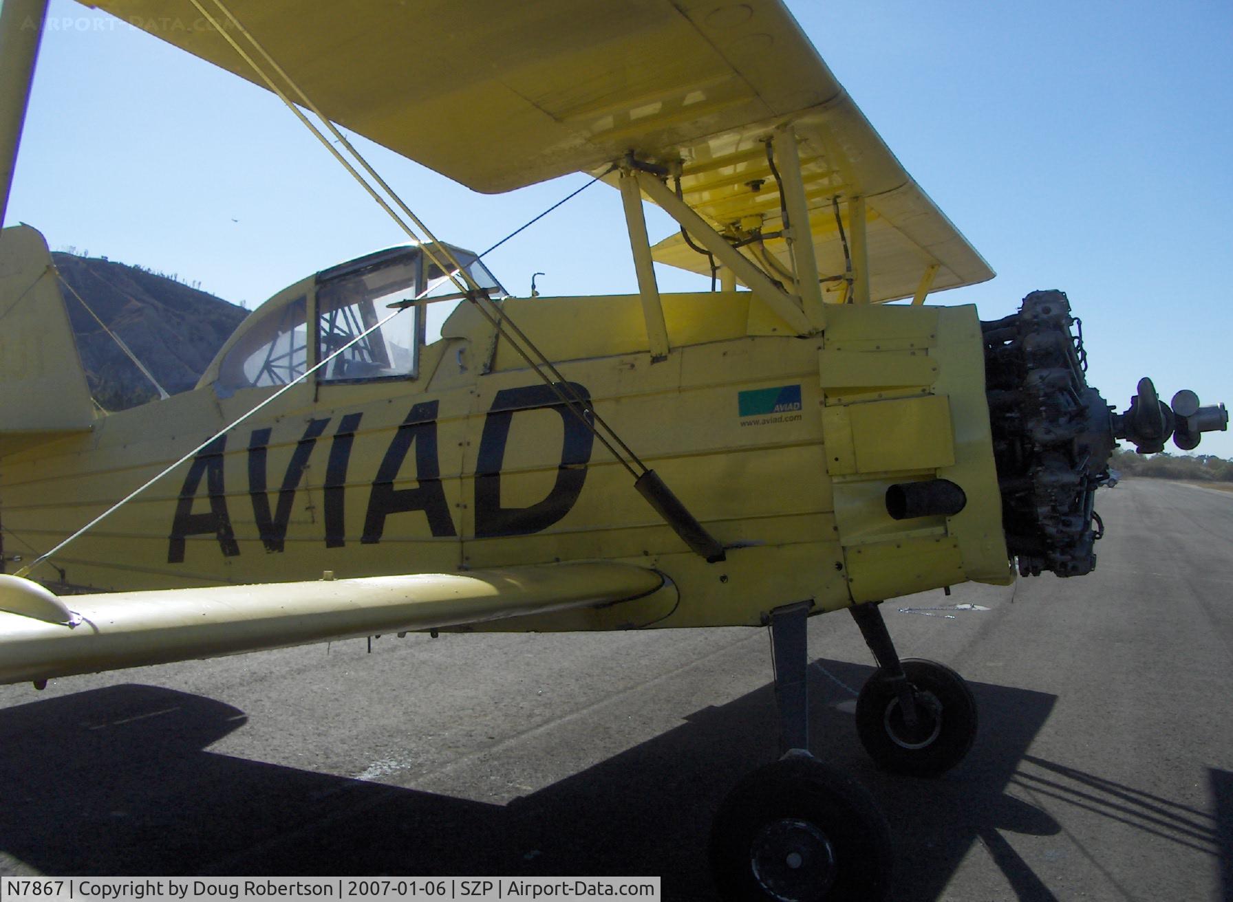 N7867, 1972 Grumman-Schweizer G-164A C/N 999, Grumman-Schweizer G-164 AG-CAT, Pratt & Whitney R-1340 600 Hp, reregistered as N7867