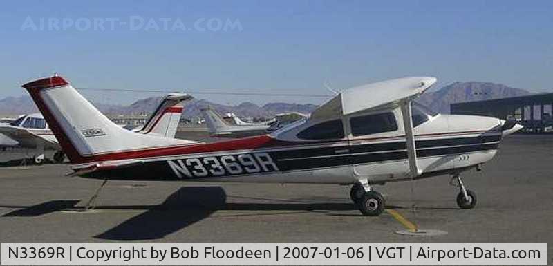 N3369R, 1967 Cessna 182L Skylane C/N 18258669, 1967 Cessna 182L at North Las Vegas