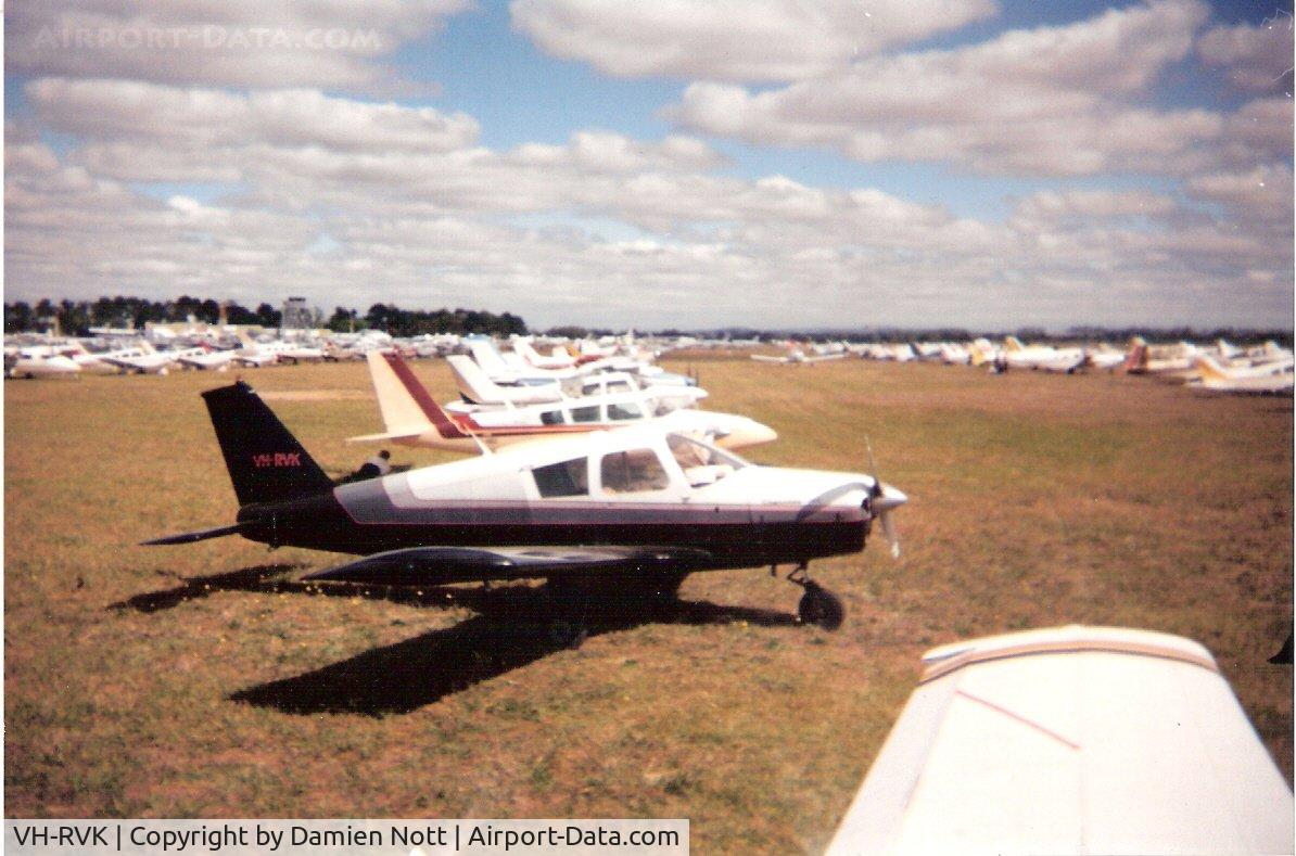 VH-RVK, 1966 Piper PA-28-140 C/N 28-21965, Taken at Mangalore Airshow in the mid-90's