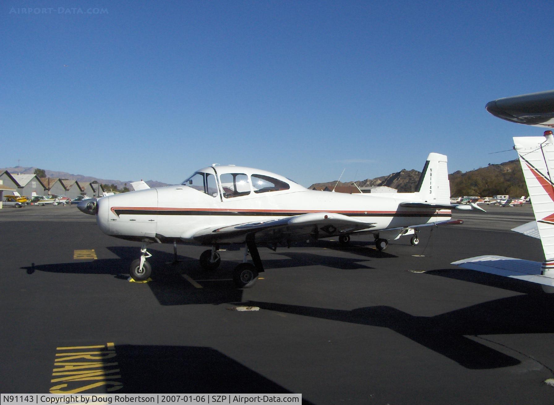 N91143, 1946 North American Navion C/N NAV-4-36, 1946 North American NAVION, Continental E-185-3 205 Hp