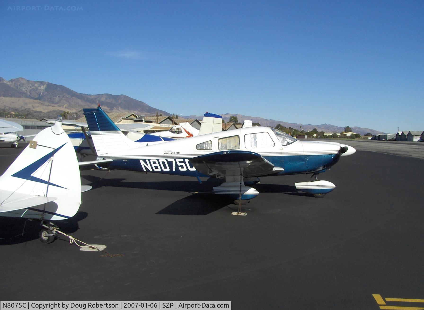 N8075C, 1979 Piper PA-28-181 Archer II C/N 28-8090064, 1979 Piper PA-28-181 ARCHER II, Lycoming O&VO-360 180 Hp