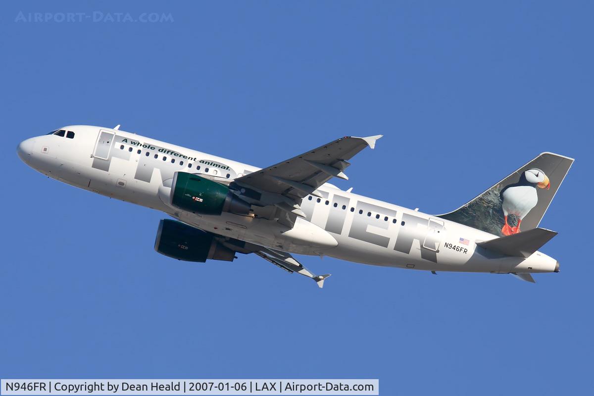 N946FR, 2006 Airbus A319-111 C/N 2763, Frontier Airlines N946FR 