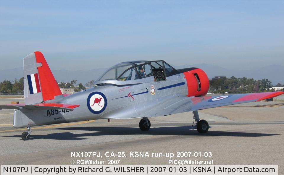 N107PJ, 1959 Commonwealth CA-25 Winjeel C/N CA25-29, CA-25