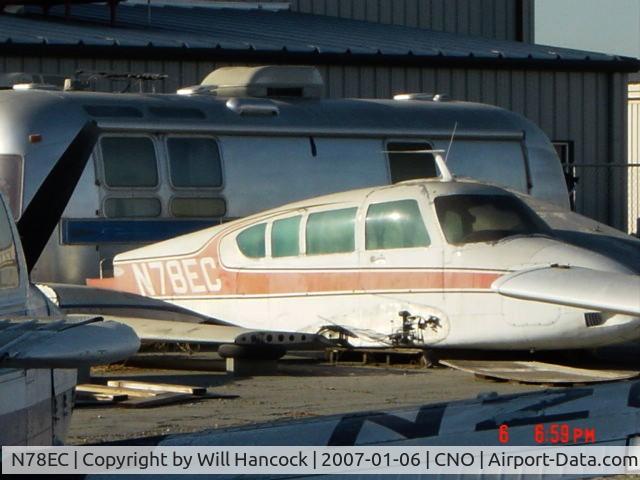 N78EC, 1967 Cessna 320E Executive Skyknight C/N 320E-0090, At Chino, CA.  JAN 2007