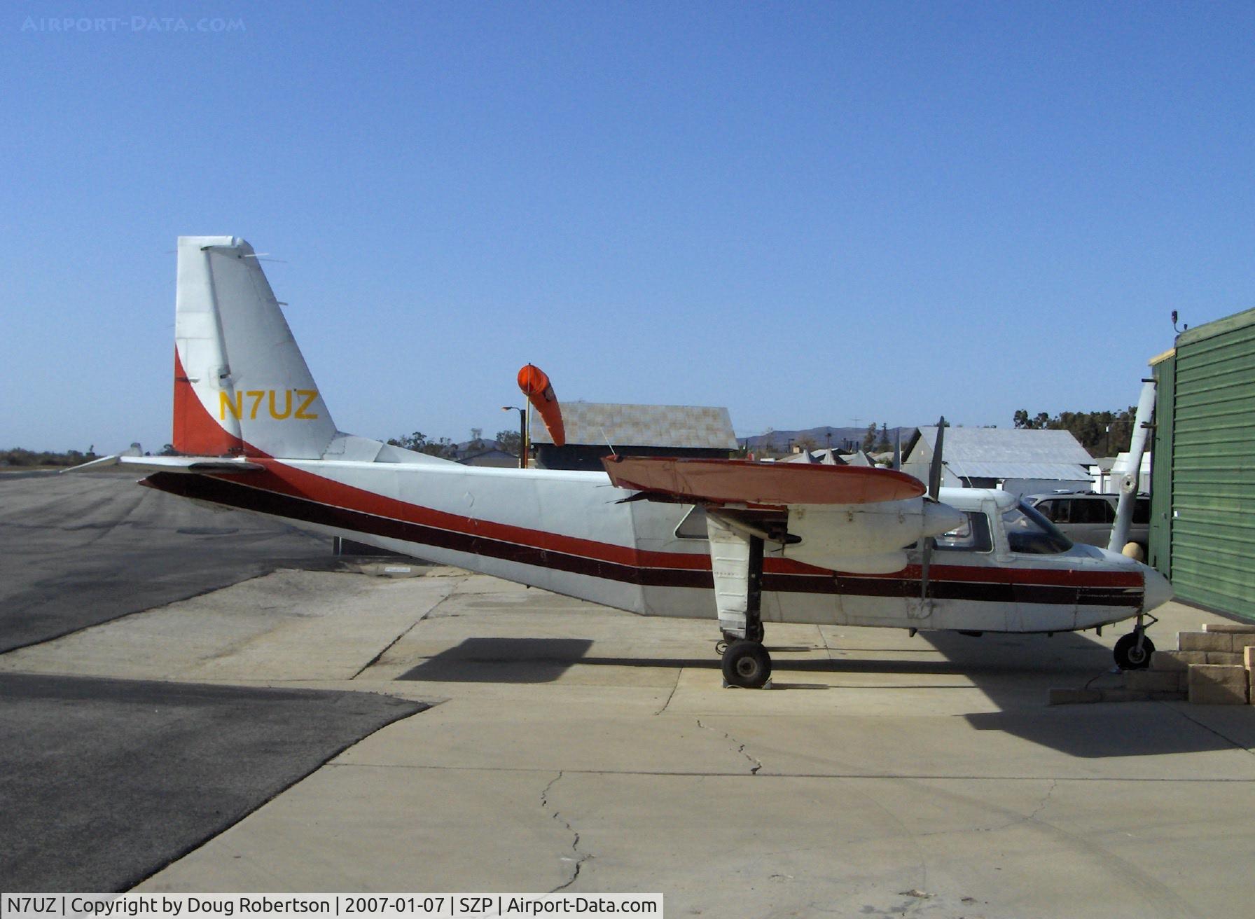 N7UZ, 1971 Britten-Norman BN-2A-27 Islander C/N C/N 0183, Britten-Norman BN-2A-27 ISLANDER, two Lycoming O-540-E4C5 260 Hp