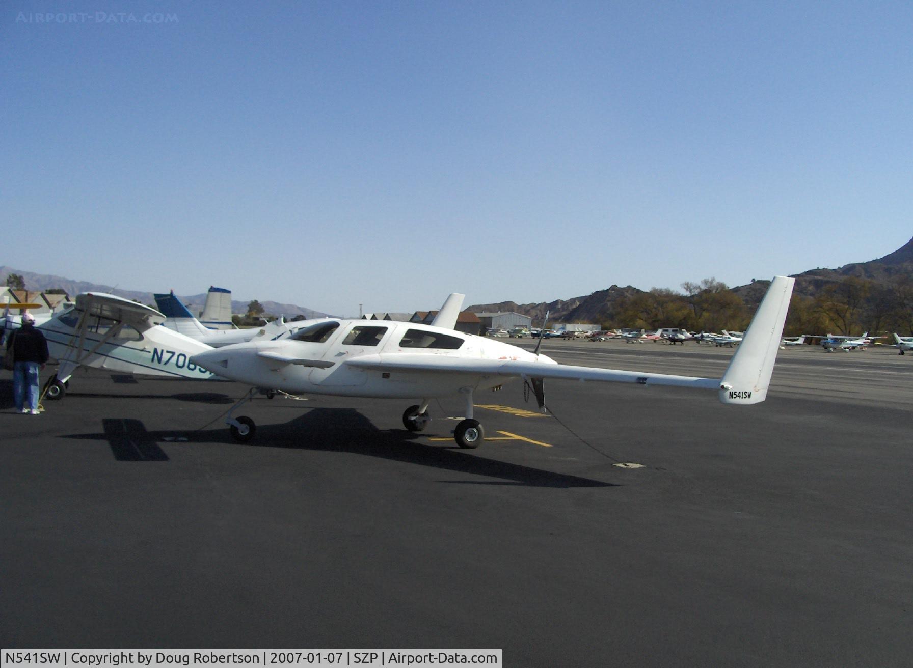 N541SW, 2006 Velocity Velocity SW-1 C/N 406, 2006 Schoorl/Woolston SW-1 VELOCITY XL Canard, Continental IO-550-N 310 Hp pusher