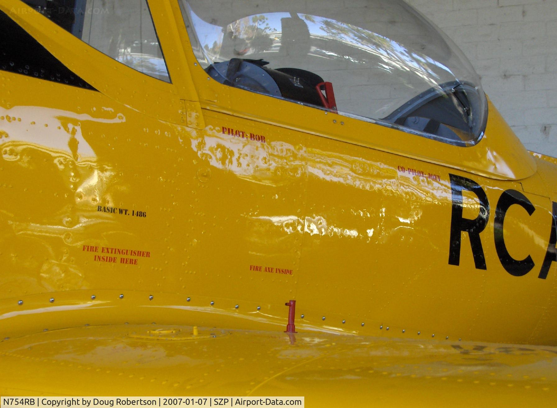 N754RB, 1952 De Havilland DHC-1 Chipmunk T.10 C/N C1/0532, 1952 DeHavilland DHC-1 CHIPMUNK, Gipsy Major 8 145 Hp