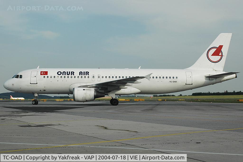 TC-OAD, 1992 Airbus A320-212 C/N 345, Onur Air Airbus 320