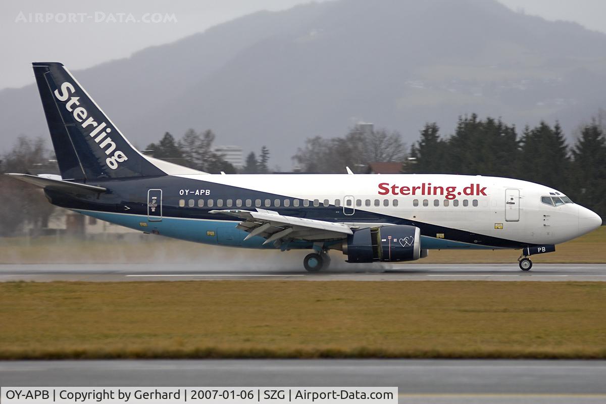 OY-APB, 1996 Boeing 737-5L9 C/N 28084, Saison-Opening @ SZG