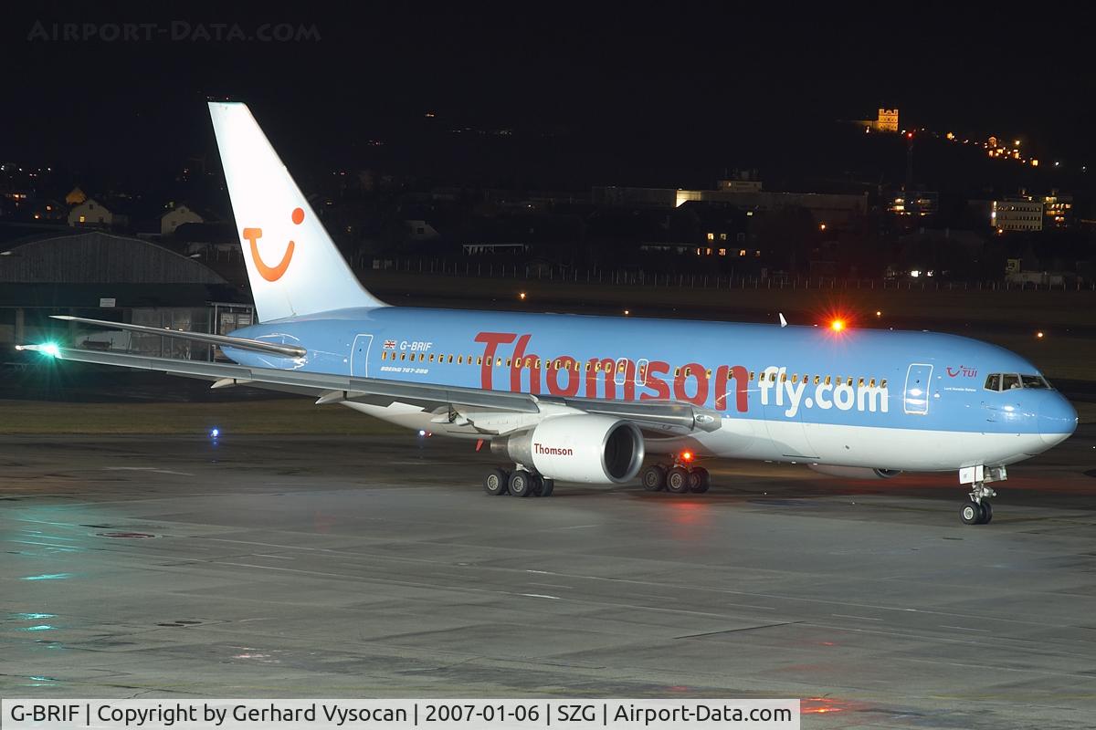 G-BRIF, 1990 Boeing 767-204/ER C/N 24736, Saison-Opening @ SZG