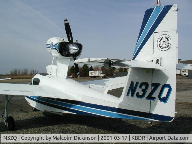 N3ZQ, 1976 Consolidated Aeronautics Inc. LAKE LA-4-200 C/N 744, showing tailwheel and spinner