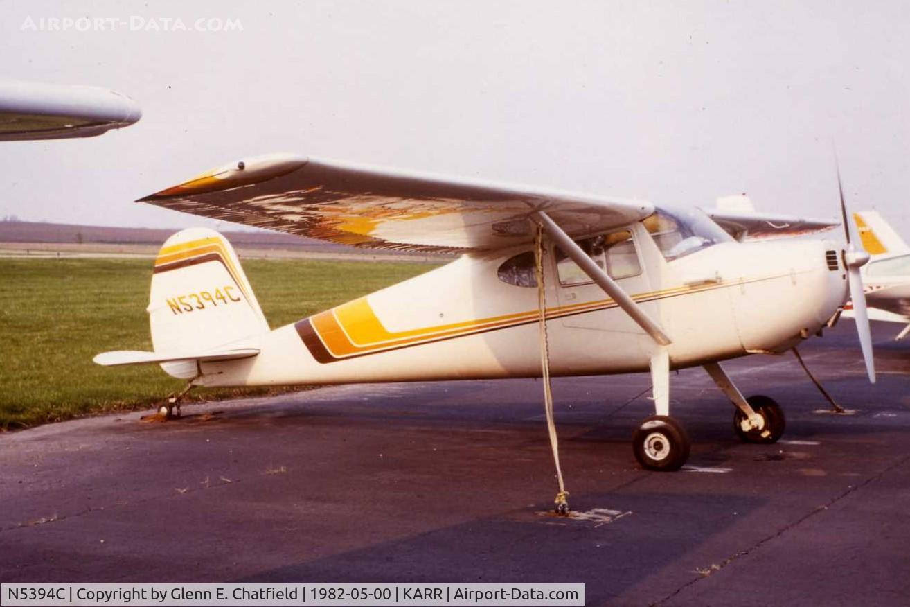N5394C, 1950 Cessna 140A C/N 15527, Photo taken for aircraft recognition training