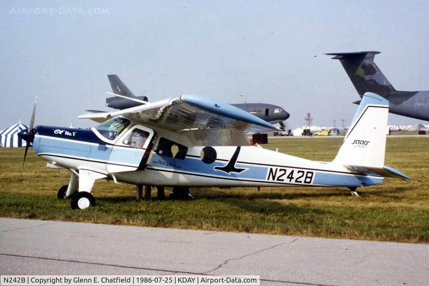 N242B, 1954 Helio H-391B Courier C/N 001, At the Dayton International Air Show & Trade Exposition