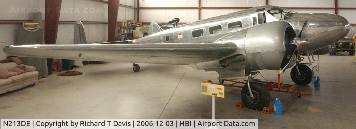 N213DE, 1942 Beech C-45H Expeditor C/N AF-392, 1942 Beech C-45H at the N.C. Aviation Museum at the Asheboro N.C. Airport