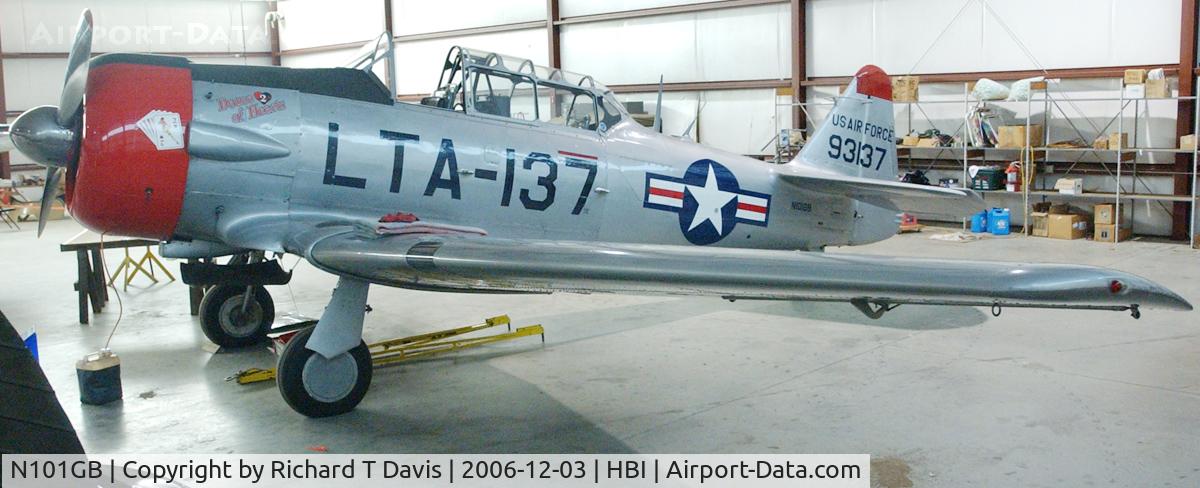 N101GB, 1951 North American AT-6G Texan C/N 168-241 (49-3137), 1951 North American AT-6G at the N.C. Aviation Museum  in Asheboro N.C.