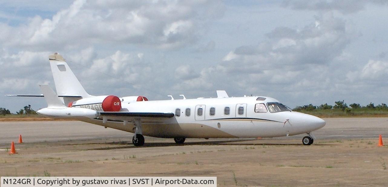 N124GR, 1984 Israel Aircraft Industries IAI-1124A Westwind II C/N 315, parked at  san tome airport venezuela svst