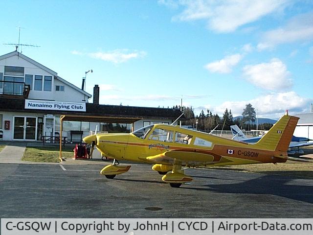 C-GSQW, 1966 Piper PA-28-180 Cherokee C/N 28-3088, At it's home base, Nanaimo B.C.