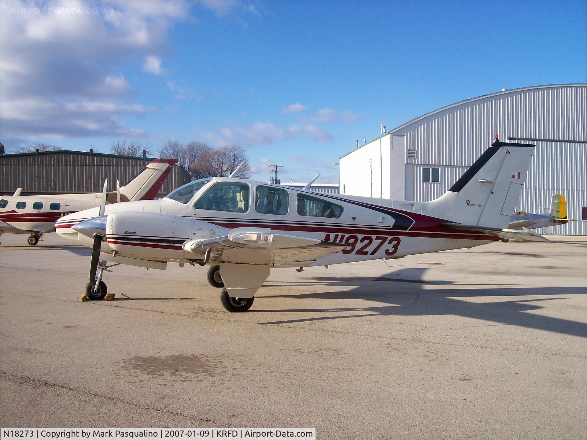N18273, 1977 Beech 95-B55 (T42A) Baron C/N TC-2065, Beech B55