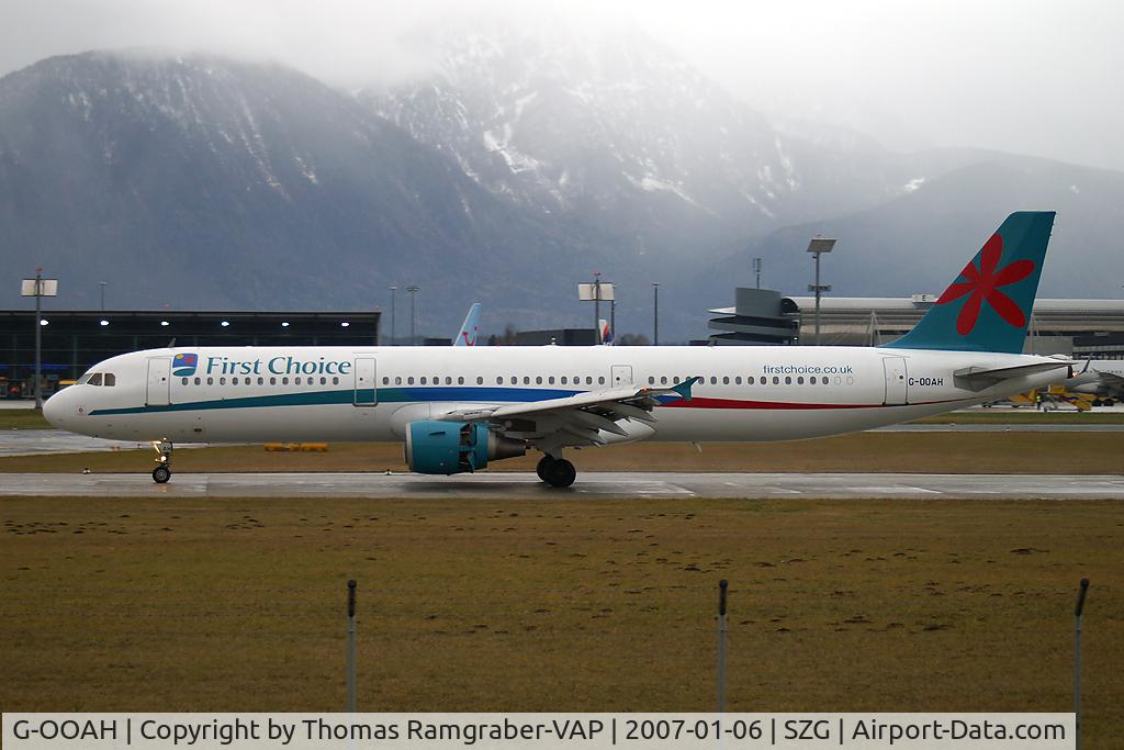 G-OOAH, 1998 Airbus A321-211 C/N 781, First Choice A321