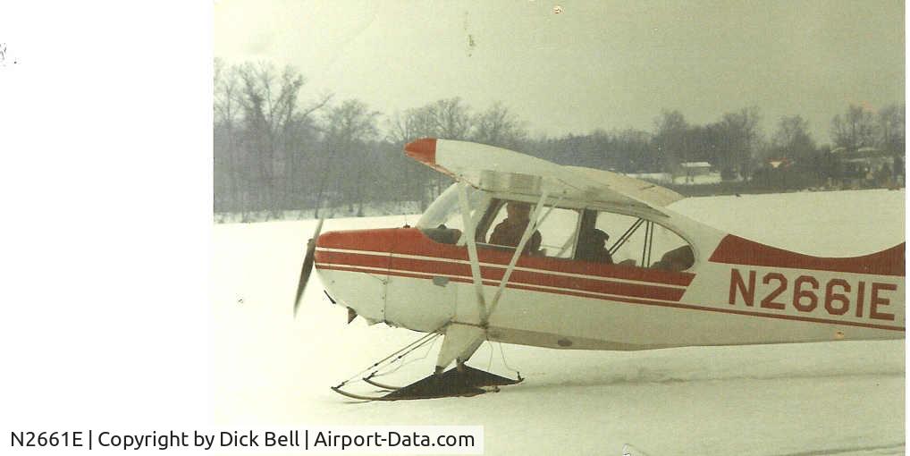 N2661E, 1946 Aeronca 7AC Champion C/N 7AC-6243, On ski's