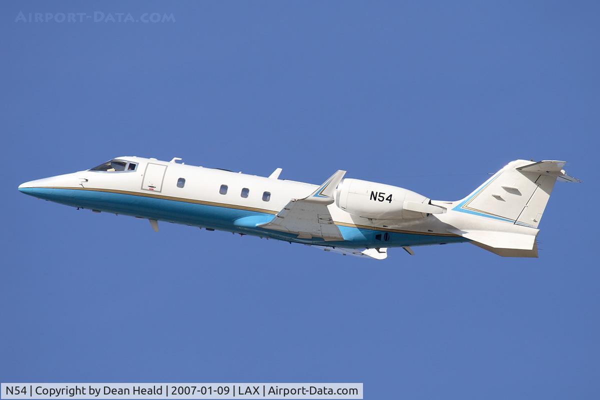 N54, 1993 Learjet Inc 60 C/N 009, FAA Bombardier Learjet 60 climbing out after making an ILS calibration approach to the newly created, but not yet open RWY 25L.  What a treat!