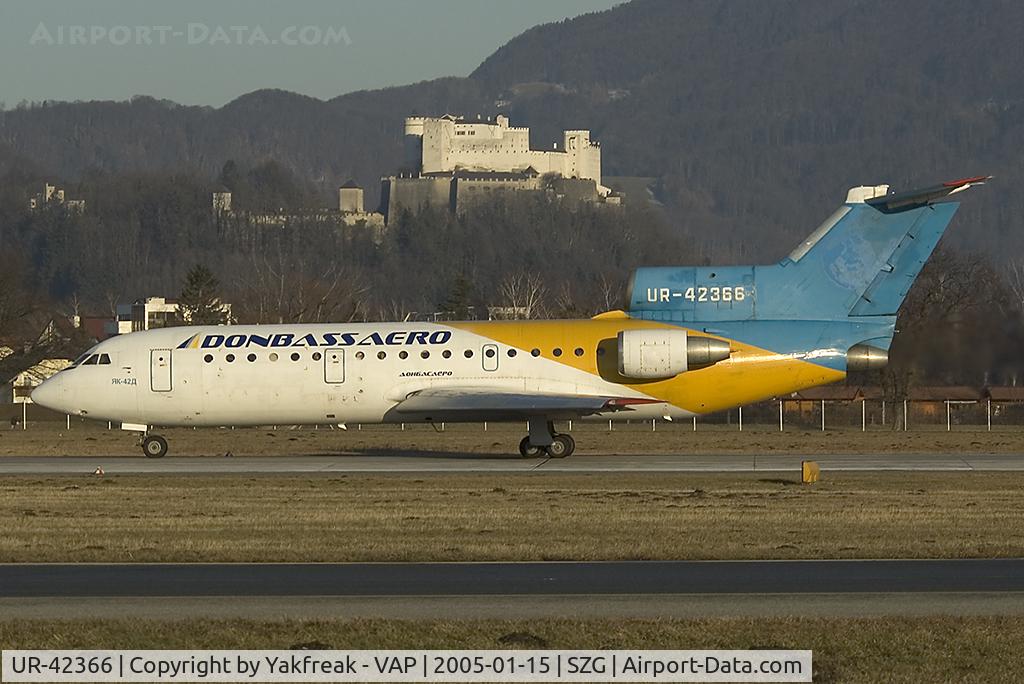 UR-42366, Yakovlev Yak-42D C/N 4520421814047, Donbassaero Yakovlev 42