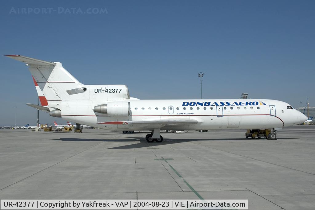 UR-42377, 1990 Yakovlev Yak-42D C/N 4520421014479, Donbassaero Yakovlev 42