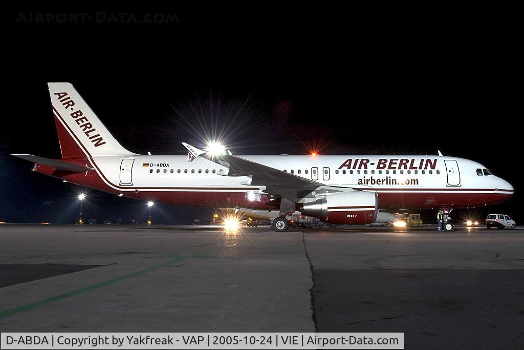 D-ABDA, 2005 Airbus A320-214 C/N 2539, Air Berlin Airbus 320