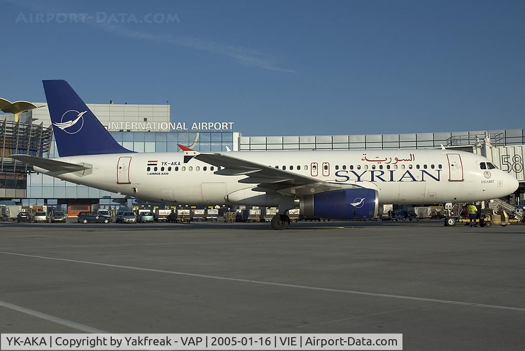 YK-AKA, 1998 Airbus A320-232 C/N 886, Syrian Airlines Airbus 320