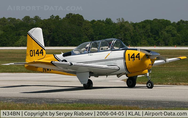 N34BN, 1956 Beech T34 Mentor C/N CG-144, Sun-n-fun 2006