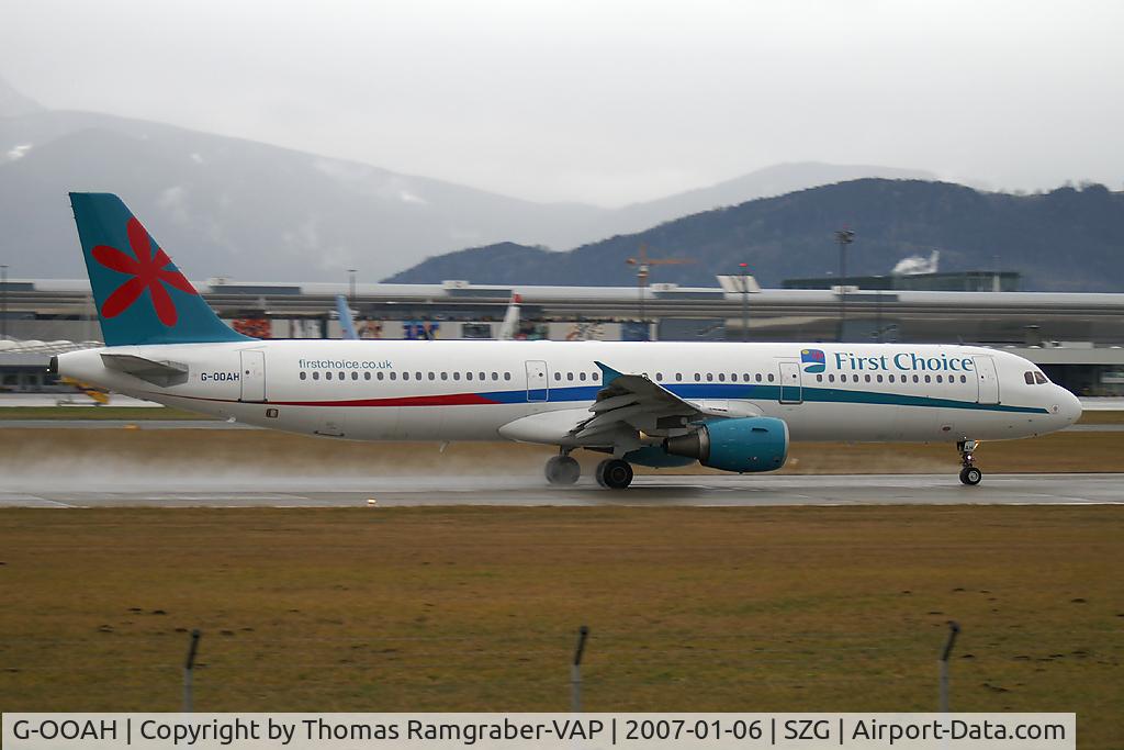 G-OOAH, 1998 Airbus A321-211 C/N 781, First Choice A321